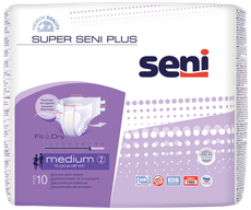 Seni Super Plus, подгузники для взрослых, М, 10 шт