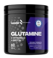 Leader, Глютамин + Витамин С + Биотин, Порошок, 300 г