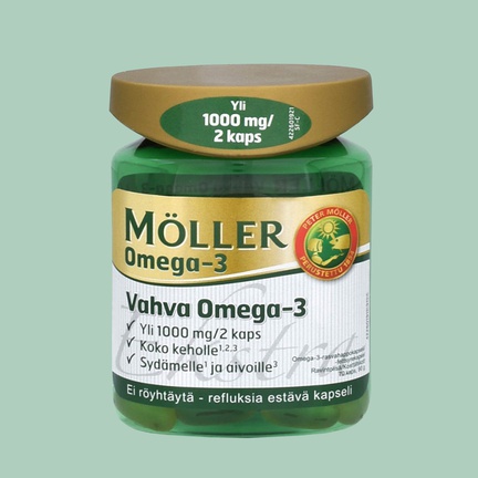 Möller Vahva Omega-3, Капсулы желатиновые, 70 шт