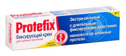 Протефикс Экстра Сильный, Крем для фиксации зубных протезов, 47 г