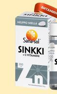 Sana-sol, Цинк + витамин C, Таблетки, 200 шт