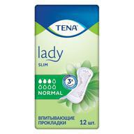 Прокладки Lady Слим нормал, Прокладки гигиенические, 12 шт