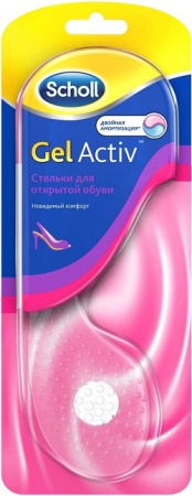 Шолл GelActive, для открытой обуви, Стельки, 2 шт