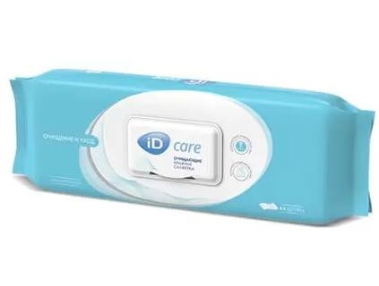 Очищающие iD CARE, Влажные салфетки, 64 шт