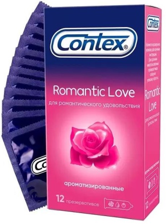 Презервативы КОНТЕКС Romantic Love ароматизированные, 12 шт