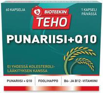Bioteekin Teho, витамины B12, B6, Q10 с красным рисом, Капсулы желатиновые, 60 шт