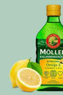 Möller, рыбий жир, Жидкость, 500 мл (Лимон)