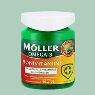 Möller Омега-3, мультивитамины, Капсулы желатиновые, 60 шт