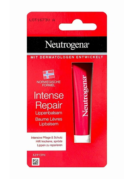 Neutrogena, Интенсивный восстанавливающий крем для губ, 15 мл