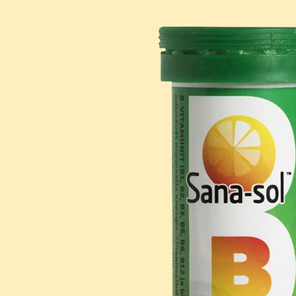 Sana-sol, B-Energy, Шипучие таблетки, 15 шт (Апельсин)