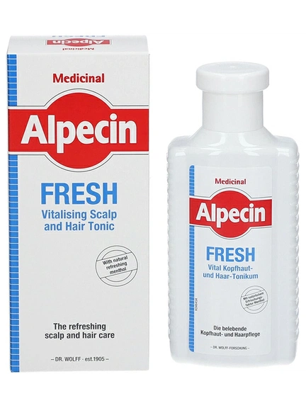 Alpecin Medicinal, освежающий тоник для кожи головы и волос, Fresh Vital, 200 мл