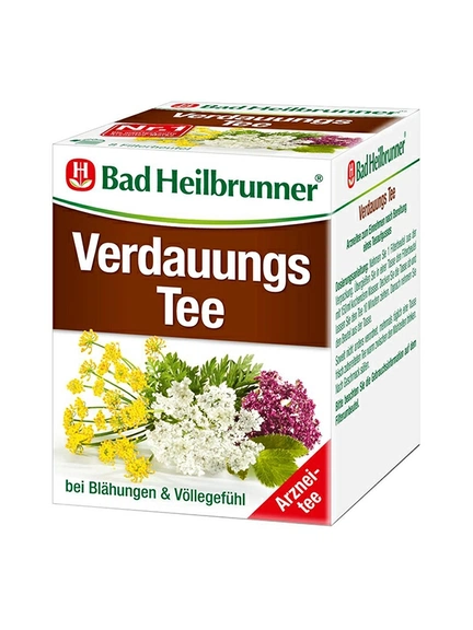 Bad Heilbrunner Чай для пищеварения, 8x2 г, Фильтр-пакет