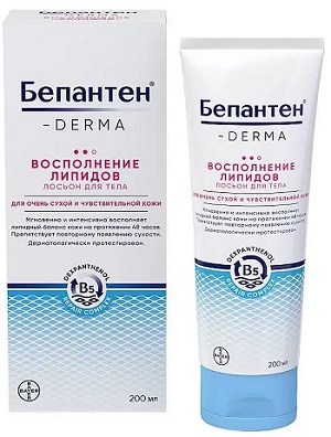 Бепантен Derma Восстановление липидов, для тела, Лосьон, 200 мл