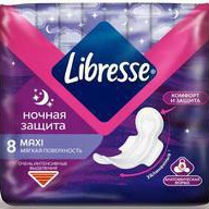 Либресс Макси ночные, Прокладки гигиенические, 8 шт
