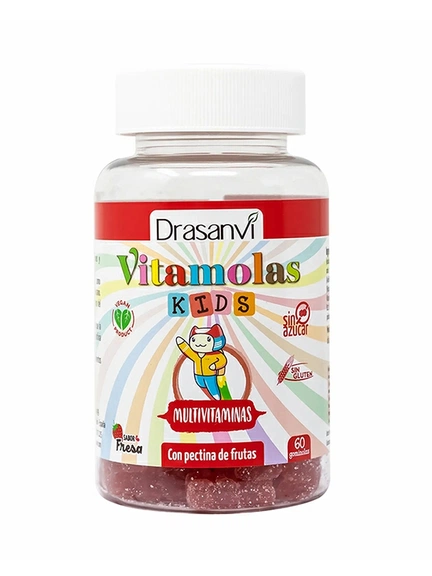 Drasanvi, Vitamolas Kids мультивитаминный комплекс для детей, Жевательные пастилки, 60 шт