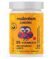 Makrobios Juniori, витамин D3, Таблетки жевательные, 100 шт (Малина)