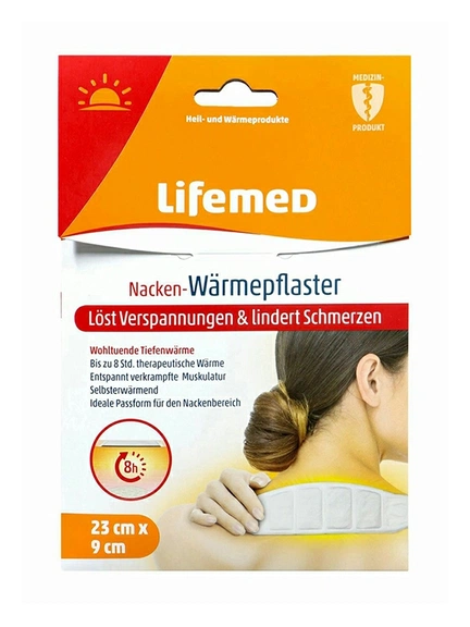 Lifemed, Пластырь согревающий для шеи 23 см x 9 см, 1 шт