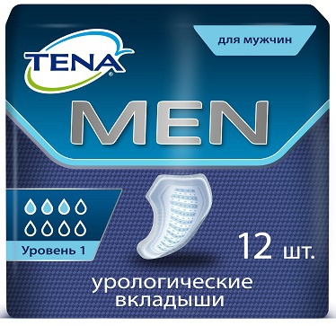 Тена, прокладки для мужчин (уровень 1), 12 шт
