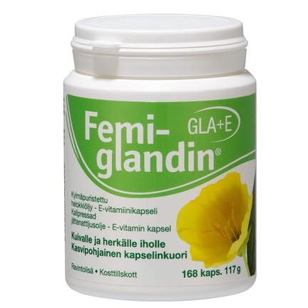 Femiglandin Gla + E, с маслом примулы вечерней, Капсулы желатиновые, 168 шт