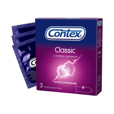 Презервативы КОНТЕКС Classic, 3 шт