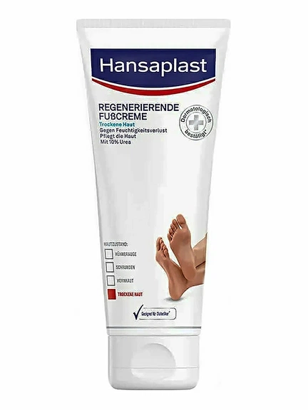 Hansaplast, крем для ног 10 % мочевины, 75 мл