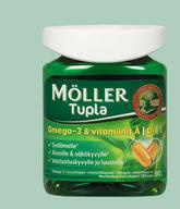 Möller Tupla, Omega-3 + витамины A,D,E, Капсулы желатиновые, 100 шт