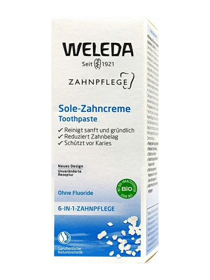 Weleda, Зубная паста с минеральной солью, 75 мл