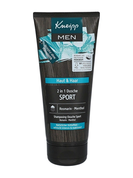Kneipp®, гель для душа 2 в 1, Спорт, 200 мл