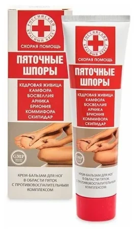 Скорая помощь Пяточные шпоры, Крем-бальзам, 100 мл