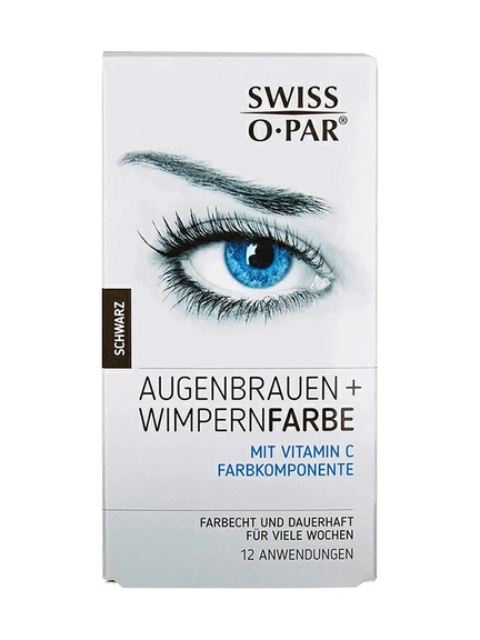 Swiss-o-Par, Краска для бровей и ресниц, черная