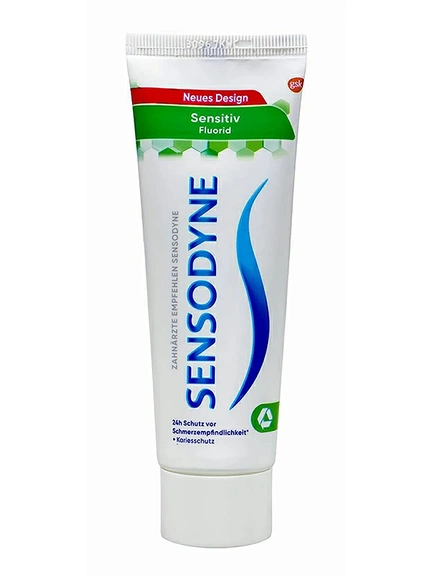 Sensodyne, Зубная паста Sensitive Fluoride, 75 мл