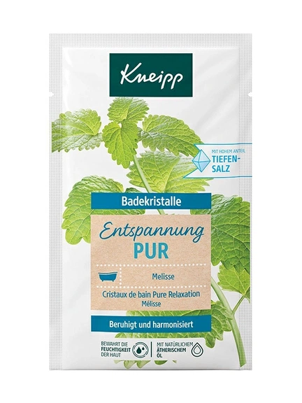 Kneipp®, соль для ванн, Чистая релаксация, Мелисса, 60 г