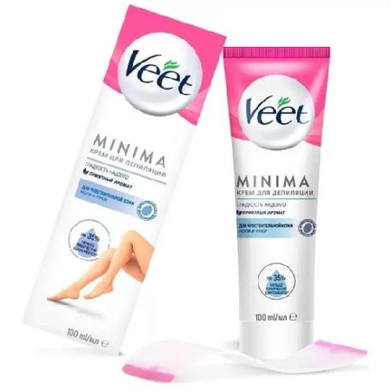 Veet MINIMA, для депиляции для чувствительной кожи, Крем, 100 мл