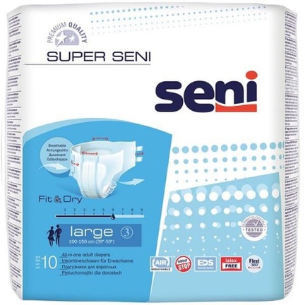 Seni Super Classic подгузники д/взрослых, 10 шт