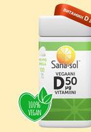 Sana-sol Vegaani витамин D, Таблетки, 100 шт