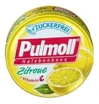 Pulmoll, Пастилки от горла, без сахара (Лимон), 50 г