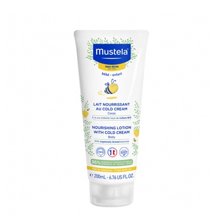 Mustela, питательное молочко с колд-кремом и пчелиным воском, Жидкость, 200 мл