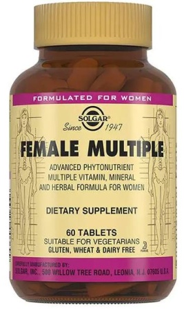 Мультивитаминный и минеральный комплекс для женщин, Таблетки, 60 шт