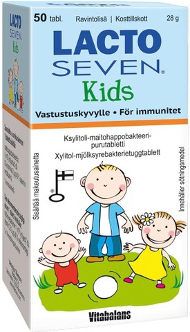 Lacto Seven Kids, Таблетки, 50 шт