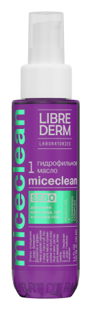 Либридерм MICECLEAN SEBO, гидрофильное очищающее масло для жирной и комбинированной кожи, 100 мл