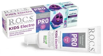 Rocs PRO Kids Electro, для детей, Зубная паста, 45 г