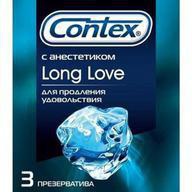 Презервативы КОНТЕКС Long Love с анестетиком, 3 шт