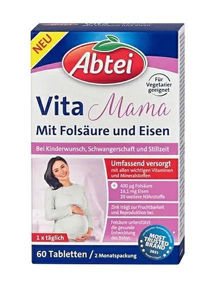 Abtei, Витамины для мам, Таблетки, 60 шт
