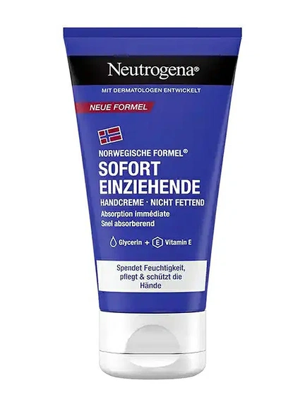 Neutrogena, крем для рук мгновенно впитывающийся, 75 мл