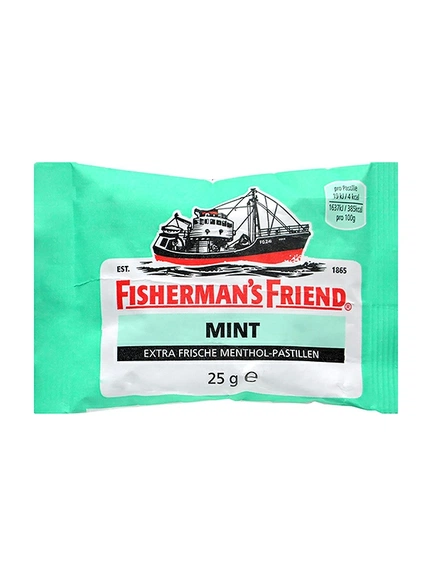 Fisherman's Friend, Освежающие пастилки без сахара (Мята), 25 шт