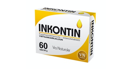 Via Naturale Inkontin, против недержания, Таблетки, 60 шт