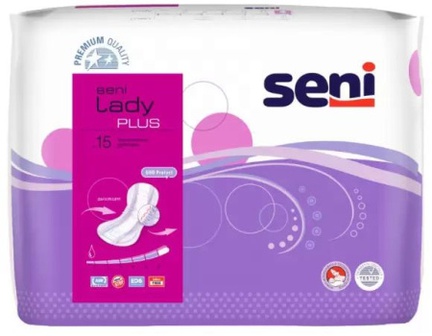 Seni Lady Plus, прокладки урологические, 15 шт