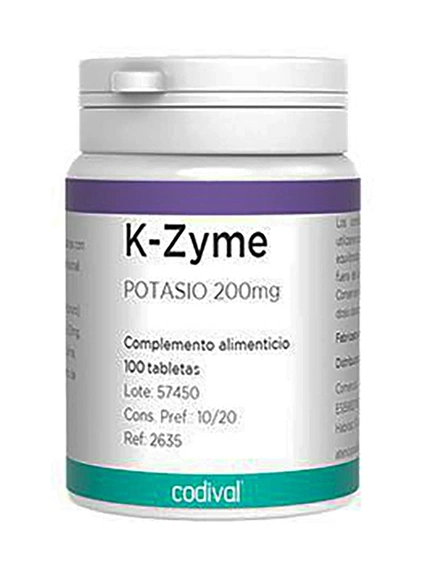 Codival, K-Zyme калий, Таблетки