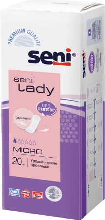 Seni Lady Micro, урологические прокладки, 20 шт