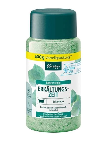 Kneipp®, соль для ванн, против простуды, Эвкалипт, 600 г